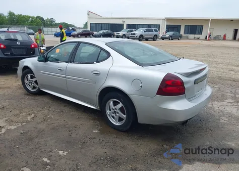 2004 Pontiac Grand Prix Gt2 from USA, damaged, VIN 2G2WS522041130844